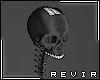 R║ Skull Spine Silver