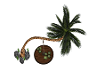 Palm Tree & Couple Swing