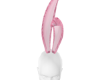 Floppy pink bunny ears
