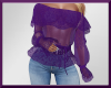 chi purple lace top