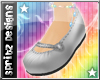 -S- Doll Flats Silver