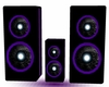 purple speakers