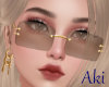 Aki Gold Sunglasses Thea