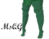 Green Baggy  Boots
