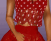 Leonada Red&Dots V&B Top