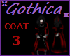 lil Goth Coat Black Red