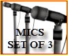 3 PIECE SINGERS MICS