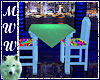 Neon Poker Table for 2