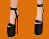 !   HEARTS BLACK HEELS