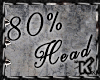 |K| 80% Head Scaler