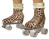 roller skates M leopard