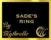SADE'S RING