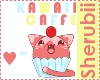 Kawaii Caffe Mouth Card