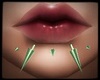 Lower Lip Spikes GREEN