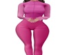 pink snow suit