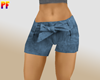 Blue Bow PowerFit Shorts