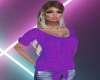 Purple Tie Top