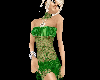 Sexy minidress green