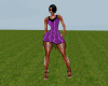 xxl purple carwash dress
