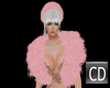 Fur Pink Coat C#D