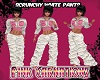 Scrunchy White Pants