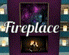 Teal & Green Fireplace