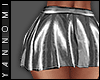 [ plastic skirt ] silver