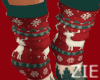 Winter Deer Socks R+G