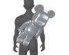 BEARBRICK BUDDY SILVER