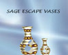 Sage Escape Vases