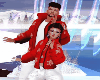 red jacket winter
