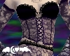 Purple Lace goth corset