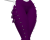 Heart on Lock Pants Purp
