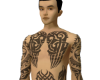 tribal body tattoo