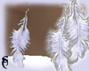 Feather Earrings Snow