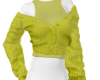 *B* Yellow Open Cardigan