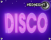 ☽M☾ Disco Neon Sign