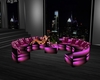 Butterfly Pink Semi Sofa