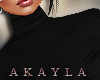 TURTLE NECK BLACK