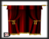 !Red & Gold Curtain