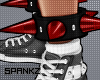 !!S Ankle Spike Red