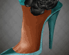 Turquoise Gown Heels