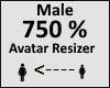 Avatar scaler 750% Male