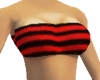 Red and Black Tube Top