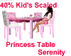 40% Kids Princess Table