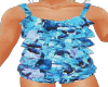 Kid Ocean Print Swimsuit