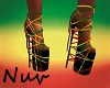 Rasta / Reggae Heels