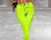 Lime Yellow Pencil Pants