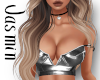 J. Leather Crop Silver