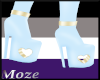 Harnessed Heel Blue